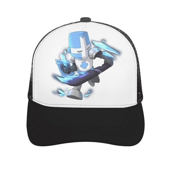 Castle Crashers Caps Breathable Baseball Cap Dad Hat Adjustable Casual Trucker Caps for Outdoor Running Workouts