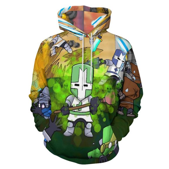 Castle Crashers Fashion Sweatshirts Hoodies For Mens And Womens 3D Printing Hoody Pullover Winter Daily Unisex Adult Hooded Clothes With Drawstring And Pocket