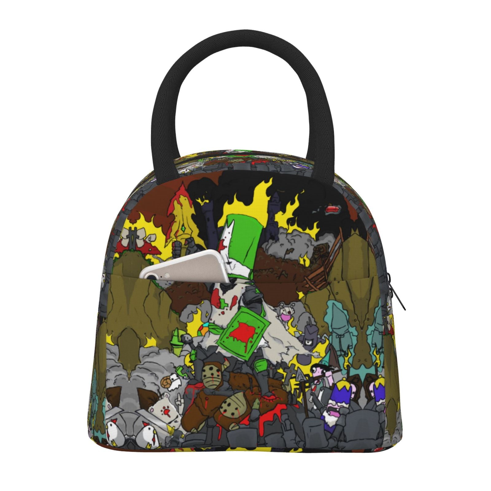 Castle Crashers Lunch Bag for Womens/Mens Casual Bags for Work/Office