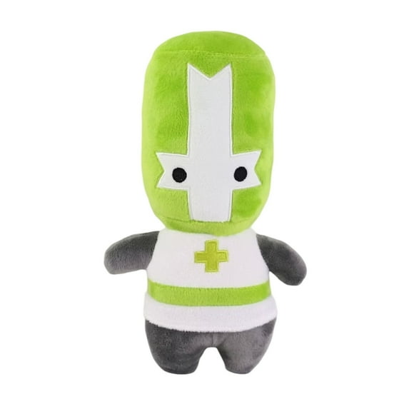 Castle Crashers,Plushies - Castle Crashers Knight Stuffed Plush Toy for Fans,1 x Plush Doll - Castle Crashers,Green - B,10.2"