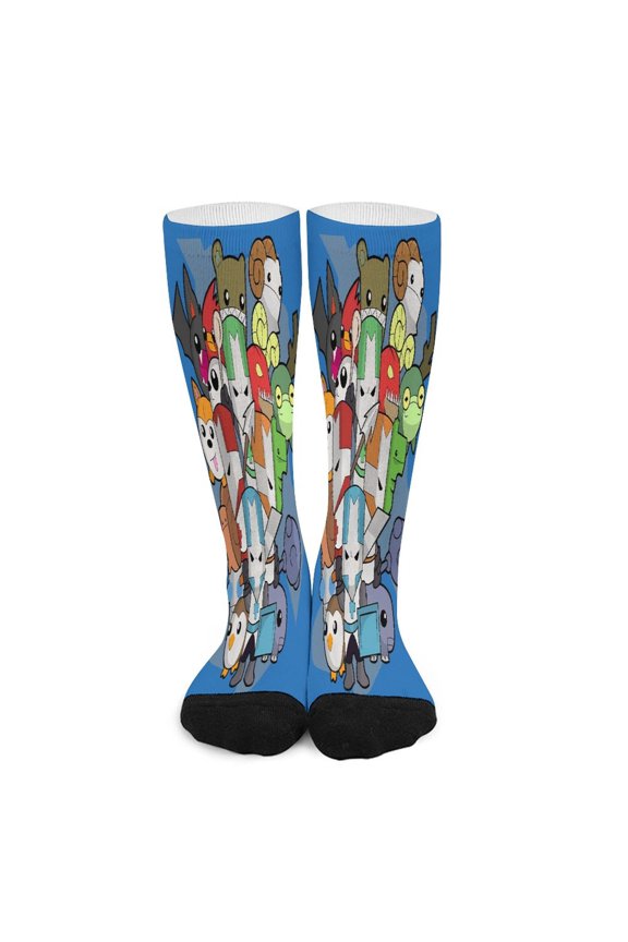 Stocking Long Socks Breathable Knee High Thigh Stockings High Socks Sport Socks for Mens Womens