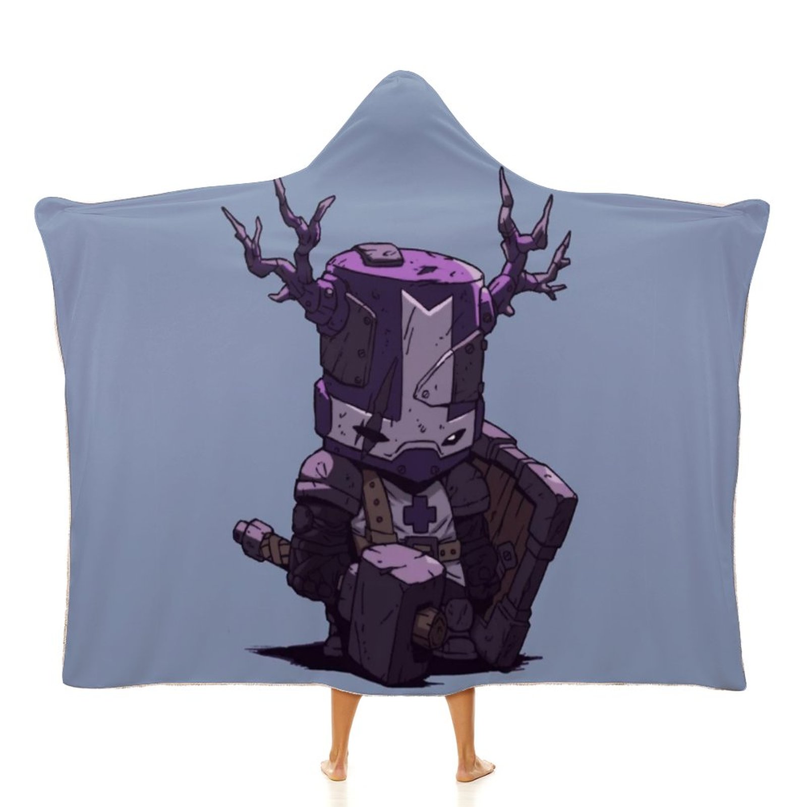 Castle Crashers Wearable Blankets Hooded Soft Hoodie Blanket Winter