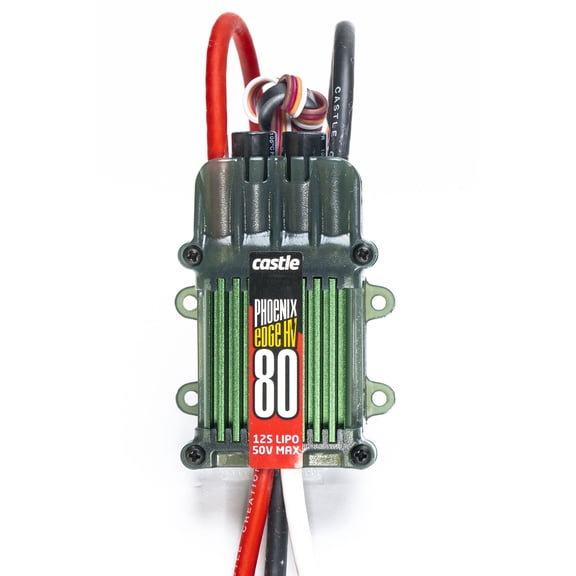 Castle Creations Phoenix Edge HV 80-Amp 50V ESC CSE010010500 Speed Controls Aircraft