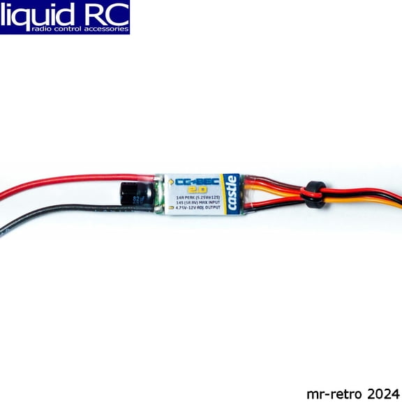 Castle Creations CC BEC 2.0 14A Max output 14S CSE010015400 Speed Controls Aircraft