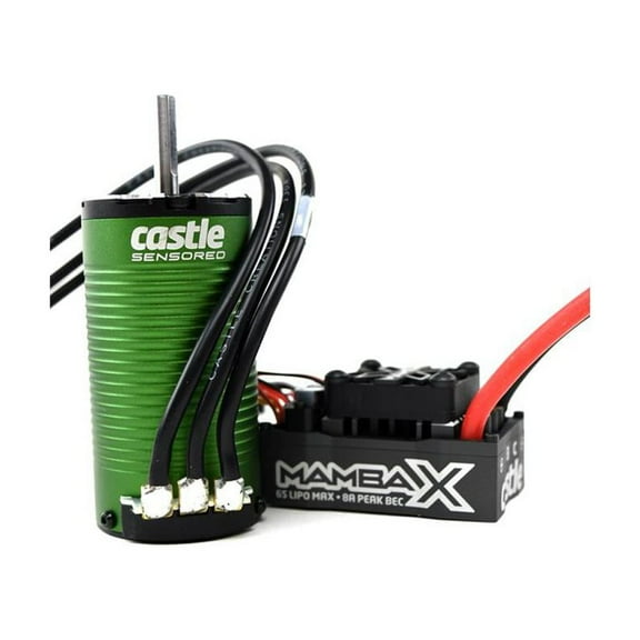 Castle Creations Mamba X SCTSensored25.2V WP 1415-2400Kv 5mm CSE010016001 Electric Motors & Accessories