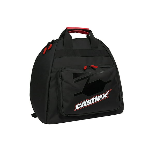 Castle Deluxe Fleece Lined Helmet Bag Black/Red