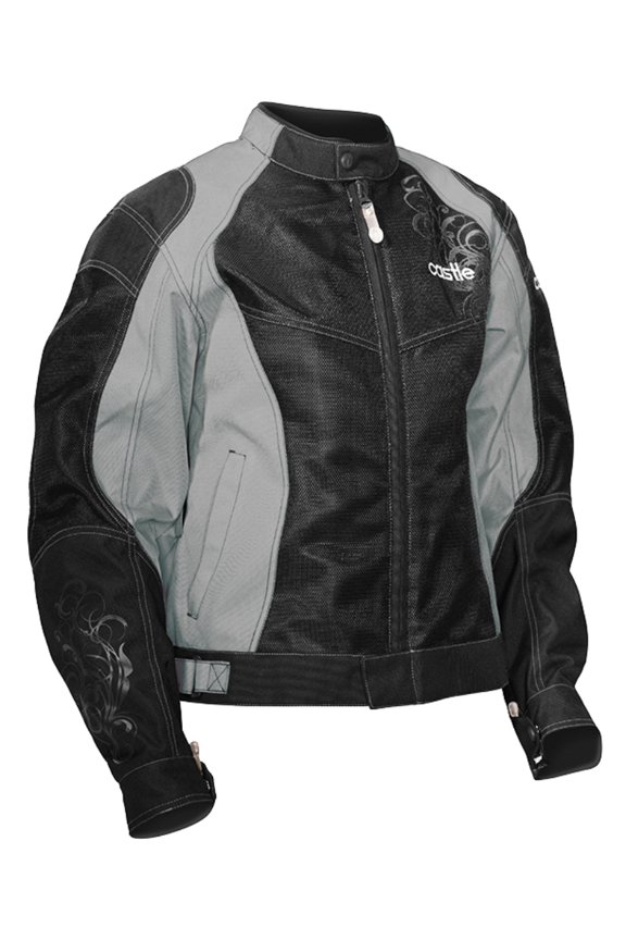 X Women's Desire Motorcycle Jacket - Gray - Medium