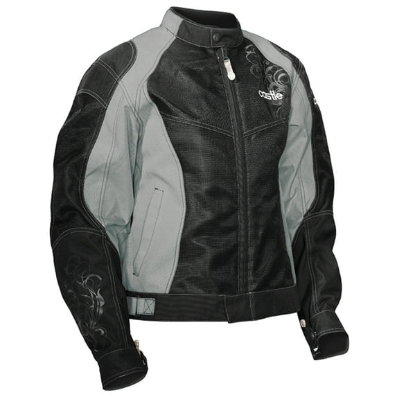 Castle X Women's Desire Motorcycle Jacket - Gray - XL