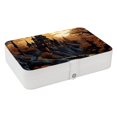 thumbnail image 1 of Castle Earring Organizer Jewelry Box with Removable Compartment and Portable Design, 1 of 6
