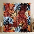 thumbnail image 1 of Castle Fairy Abstract Animal Print Black Out Curtains for Teen Women Men,Graffiti Splash Curtains Pack Of 2 (42X63 Each),Fashion Modern Bedroom Curtains,Microfiber Bedroom Decor, 1 of 6