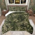 thumbnail image 1 of Castle Fairy Abstract Camouflage Bedding Comforter Set 2pcs for Boys Girls,Geometric Camo Twin Comforter Sets Microfiber,Green Black Wheat Breathable Bedding Set,Ultra Soft Home Decor,Reversible, 1 of 8