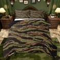 thumbnail image 1 of Castle Fairy Abstract Camouflage Queen Comforter Set,Geometric Bedding Comforter Set, 1 of 8