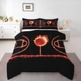 thumbnail image 1 of Castle Fairy Abstract Flame Basketball Twin Comforter Sets,Sport Gamer Bedding Set, 1 of 8