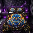 thumbnail image 1 of Castle Fairy Abstract Flame Skull Full Size Comforter Sets 3-Piece,Happy Halloween Bedding Comforter Set,Orange Blacks,1 Comforter and 2 Pillowcases,Black Reversible, 1 of 6