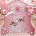 thumbnail image 1 of Castle Fairy 2-Piece Twin Comforter Set - Flying Butterflies, Crystal Glitter, 1 of 8