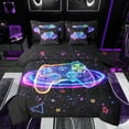 thumbnail image 1 of Castle Fairy Abstract Game Controller Boy Girl Twin Bedding Sets 7-Piece,Gradient Teens Game Gamepads Bedding Comforter Set Microfiber,Cosmos Starry Sky Breathable Sheet Sets,Ultra Soft Home Decor, 1 of 8