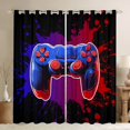 thumbnail image 1 of Castle Fairy Abstract Gradient Gamer Blackout Curtains Set of 2 (52x84 Each) for Female Men,Graffiti Splash Window Curtains,Video Game Curtains and Drapes,Breathable Home Decor, 1 of 6