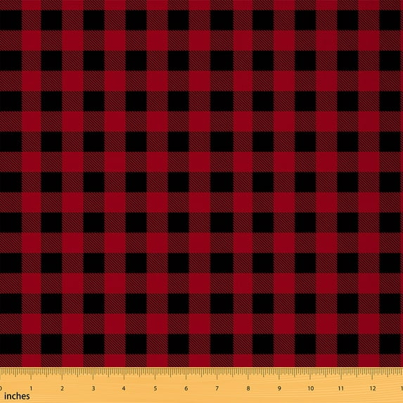 Castle Fairy Abstract Lattice Fabric by the Yard 3 Yards,Geometric Grid Sewing Fabric,Minimalist Checkered Fabric for Sewing,Super Cozy Room Decor