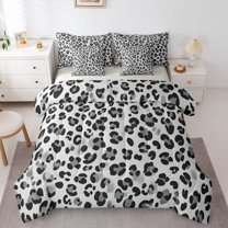 Castle Fairy Abstract Leopard Print Twin Bedding Sets,Cheetah Print Bedding Comforter Set