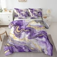 thumbnail image 1 of Castle Fairy Abstract Marble 7-Piece Twin Bedding Sets for Boys Girls Children,Gradient Marbling Watercolor Bedding Comforter Set,Gold Metallic Breathable Sheet Sets,Luxury Bedroom Decor, 1 of 8