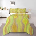 thumbnail image 1 of Castle Fairy Abstract Ombre Stripes Full Size Comforter Sets,Gradient Lines Bedding Sets, 1 of 8
