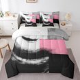 thumbnail image 1 of Castle Fairy Abstract Rectangle 7-Piece Twin Bedding Sets for Teens Women Men,Geometric Theme Bedding Comforter Set,Abstract Minimalist Breathable Sheet Sets,Lightweight Room Decor, 1 of 8