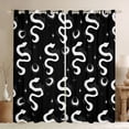 thumbnail image 1 of Castle Fairy Abstract Snake Black Out Curtains,Starry Sky Curtains Pack of 2 (42x63 Each), 1 of 6