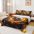 thumbnail image 1 of Castle Fairy Abstract Soccer Boy Girl Twin Sheet Sets 3pcs,Sport Gamer Twin Fitted Sheet Microfiber,Black Orange Breathable Flat Sheet,Luxury Bedroom Decor, 1 of 7
