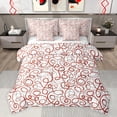 thumbnail image 1 of Castle Fairy Abstract Spiral Stripes 7-Piece Twin Bedding Set for Children Teens Adults, 1 of 8