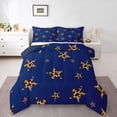 thumbnail image 1 of Castle Fairy Abstract Stars Print Queen Comforter Set,Cheetah Print Bedding Comforter Set, 1 of 8