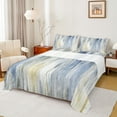 thumbnail image 1 of Castle Fairy Abstract Stripes 4-Piece King Sheet Set - Gradient Vintage Bedding, 1 of 7