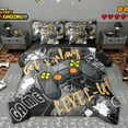 thumbnail image 1 of Castle Fairy Abstract Video Game Twin Bedding Sets,Black Gamepads Bedding Comforter Set, 1 of 8