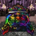 thumbnail image 1 of Castle Fairy 2-Piece Twin Size Comforter Set, Skull and Starry Sky Gothic Print, 1 of 8
