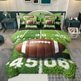 thumbnail image 1 of Castle Fairy Adults Female Men Football Gamer Bedding Comforter Set 7pcs,Ball Game Queen Bedding Sets Super Cozy,Sport Theme Queen Sheet Sets,Microfiber Bedroom Decor,Reversible, 1 of 8