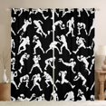 thumbnail image 1 of Castle Fairy Adults Female Men Football Print Blackout Curtains Set of 2 (52x84 Each),Sport Theme Window Curtains,Ball Gamer Curtains and Drapes,Ultra Soft Home Decor, 1 of 6