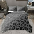 thumbnail image 1 of Castle Fairy Adults Leopard Cheetah Print Glitter 3 Pieces Queen Comforter Set,Sparkling Sequin Print Ultra Soft Bedding Sets,Abstract Gradient Bedding Comforter Set Breathable, 1 of 8