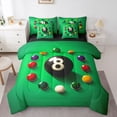 thumbnail image 1 of Castle Fairy Adults Snooker Billiards Twin Bedding Sets,Ball Game Bedding Comforter Set, 1 of 8