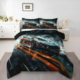 thumbnail image 1 of Castle Fairy Adults Sport Car Twin Comforter Sets,CarBedding Set,Speed Race Bedding Set, 1 of 8