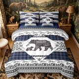 Castle Fairy Animal Bear 7-Piece Twin Bedding,Bohemian Aztec Wildlife ...