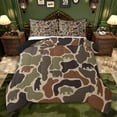 thumbnail image 1 of Castle Fairy Animal Bear Full Size Comforter Sets,Geometric Camouflage Bedding Sets, 1 of 8