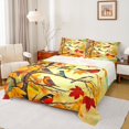 thumbnail image 1 of Castle Fairy Animal Birds Twin Sheet Sets for Boys Girls,Fall Tree Leaves Bedding, 1 of 7