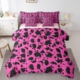 thumbnail image 1 of Castle Fairy Animal Cattle Print Bedding Comforter Set 7-Piece for Female Men,Abstract Cow Bull Print King Bedding Sets,Rustic Farmhouse Ultra Soft Bed Sheets,Breathable Home Decor,Reversible, 1 of 8