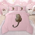 thumbnail image 1 of Castle Fairy 3-Piece Queen Animal Cheetah Comforter Set, 1 of 8