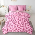 thumbnail image 1 of Castle Fairy Animal Cheetah Print 7-Piece Twin Bedding Sets for Girls Teens Women,Abstract Geometric Bedding Comforter Set,Dreamy Princess Breathable Sheet Sets,Super Cozy Room Decor, 1 of 8