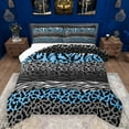 thumbnail image 1 of Castle Fairy 2-Piece Twin Size Comforter Set, Cheetah and Zebra Animal Print, 1 of 8