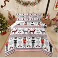 thumbnail image 1 of Castle Fairy Animal Deer 3-Piece Full Size Comforter Sets for Teens,Christmas Nutcracker Bedding Comforter Set,Winter Snowflake Lightweight Bedding Sets,Lightweight Room Decor, 1 of 8