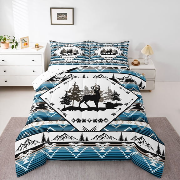 Castle Fairy 3-Piece Queen Comforter Set - Wildlife Animal Deer