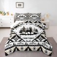 thumbnail image 1 of Castle Fairy Animal Deer Bedding Comforter Set 2pcs for Female Men Women,Abstract Geometric Twin Comforter Sets Microfiber,Boho Tribal Aztec Breathable Bedding Set,Luxury Bedroom Decor,Reversible, 1 of 8