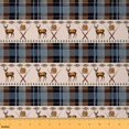 thumbnail image 1 of Castle Fairy Animal Deer Fabric by the Yard 5 Yard,Lodge Cabin Sewing Fabric,Geometric Buffalo Fabric for Sewing,Ultra Soft Tribal Home Decor, 1 of 6