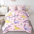 thumbnail image 1 of Castle Fairy Animal Dino Bedding Comforter Set,Woodland Wildlife King Bedding Sets, 1 of 8